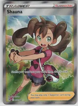 Pokemon TCG Shauna (Full Art) Ultra Rare SWSH08: Fusion Strike 263/264 - Image 1