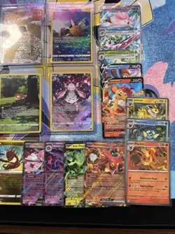 Pokemon TCG 24 Card Lot of Full Arts, VMAX, V, EX,Holos, English Various Sets NM - Image 3