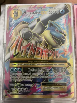Pokemon M Blastoise EX Full Art Ultra Rare Holo Evolutions 102/108 HP220 2016 - Image 1