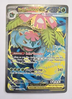 Mega Venusaur EX 155/132 Mega Evolution Ultra Rare NM Pokemon TCG - Image 1