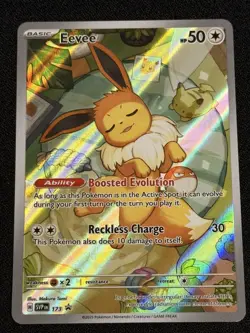 Pokemon TCG Eevee SVPEN 173 Holo Promo Prismatic Evolutions - Image 1