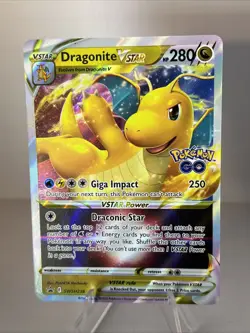 Pokemon GO Dragonite VSTAR SWSH236 Full-Art Holo Promo NM/M Condition!! - Image 1