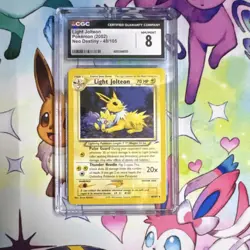 Pokemon Light Jolteon Neo Destiny 48/105 Uncommon CGC 8 2002 Regular - Image 1