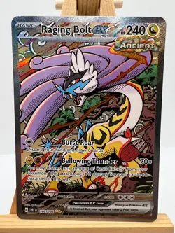 Pokemon Prismatic Evolutions - 166/131 Raging Bolt ex - SIR - NM/M - Image 1