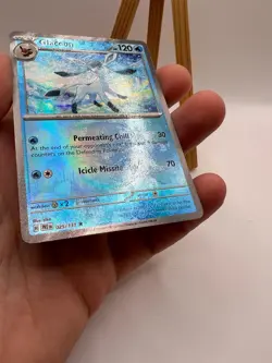Pokemon Prismatic Evolutions - 025/131 Glaceon - Master Ball Reverse Holo - NM/M - Image 4