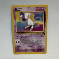 Pokemon Mew 08/53 Wotc Promo Regular Basic 50 HP Wizards of the Coast Card - Image 1