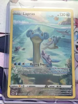 Pokemon TCG Crown Zenith: Galarian Gallery Lapras GG05/GG70 Holo Ultra Rare - Image 1