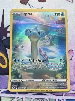 Pokemon TCG Crown Zenith: Galarian Gallery Lapras GG05/GG70 Holo Ultra Rare - Image 3