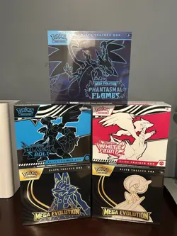 NEW Pokemon Elite Trainer Box (ETB) Mega Evolution Lot - 5 Sets Sealed - Image 1