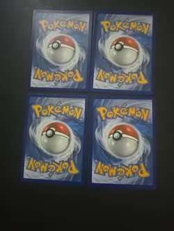 Pokemon 4 Trainers LOT OF 4 Big parasol,Level Ball,Crystal Cave,Turbo Patch Mint - Image 2