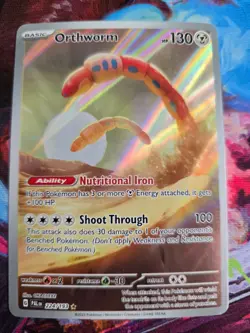 Orthworm 224 /193 Illustration Rare Full Art Pokemon Paldea Evolved SV02 NM EN - Image 1