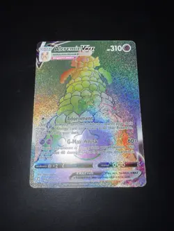 Alcremie VMAX (Secret) 073/072 Shining Fates Holo Rare Rainbow Pokemon TCG NM - Image 1