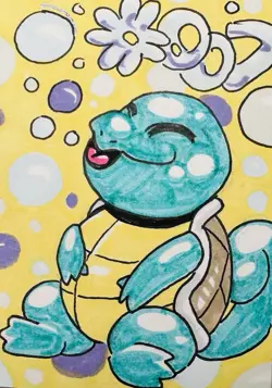 Favorite Pokemon Mini-Lot: Squirtle Common TCG and Original Art - Image 2