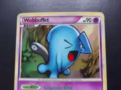 Pokemon - Wobbuffet HGSS04 Black Star Promo Holo Heart Gold Soul Silver - Image 2