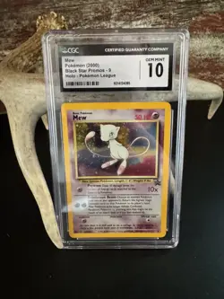 Mew # 9 Holo Pokemon League Black Star Promo 2000 CGC Gem Mint 10 - Image 1