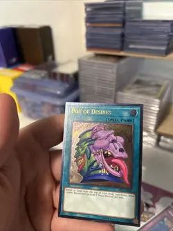 YUGIOH POT OF DESIRES OP11-EN003 ULTIMATE (NM) - Image 2