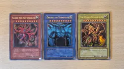 Yu-Gi-Oh! Egyptian God Cards GBI-001, GBI-002, GBI-003 Ultra Rare - Image 1