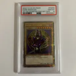 2024 YU-GI-OH RA03 QUARTER CENTURY BONANZA EN080 Dark Magician 1stEd QCSR PSA 10 - Image 1