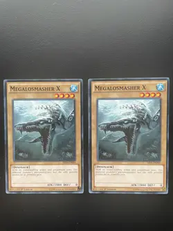 Yugioh Megalosmasher X SR04-EN003 1st Edition Common LP X2 - Image 1