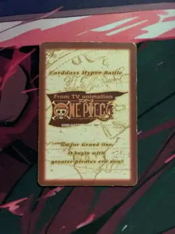 Roronoa Zoro ONE PIECE Carddass Hyper Battle TCG Holo Rare Japanese Anime C38 - Image 2