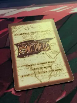 Roronoa Zoro ONE PIECE Carddass Hyper Battle TCG Holo Rare Japanese Anime C38 - Image 4