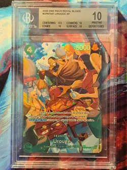 One Piece Royal Blood Urouge SP OP07-021 BGS Gold Label Gem Mint 10 - Image 1