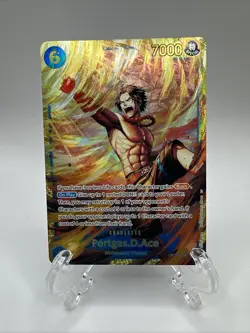 Portgas.D.Ace OP13-119 SEC - One Piece TCG - Foil NM Near-Mint Secret Rare - Image 1