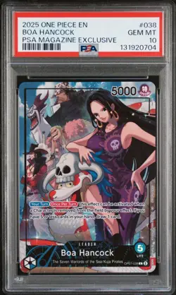 Boa Hancock (2025 PSA Magazine Promo) OP07-038 One Piece PSA 10 Exclusive - Image 1