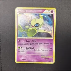 Pokemon Celebi 3/102 Triumphant Holo Rare Psychic Basic 70HP TCG Card - Image 1
