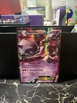 Pokemon Mewtwo EX Ultra Rare Holo TCG Card 62/162 XY Breakthrough - Image 1