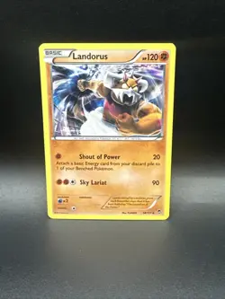 Landorus 58/111 Pokemon Card Holo XY Furious Fists 2014 - Image 1