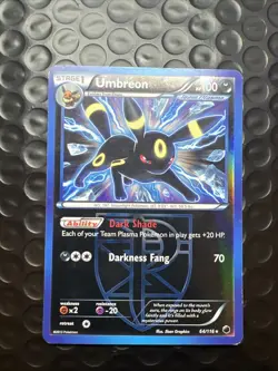 Umbreon 64/116 2013 BW Plasma Freeze Reverse Holo Pokemon Card Team Plasma - HP - Image 1