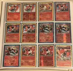 Volcarona NEAR COMPLETE English Master Set Pokemon TCG - 48 Card Lot - Image 1