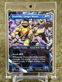 Donatello, Gadget Master RARE Borderless #212 Teenage Mutant Ninja Turtles MTG - Image 1