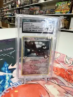 SKARMORY FB POKEMON 2009 SUPREME VICTORS CROSS HOLO POKEMON LEAGUE CGC 9.5 - Image 1