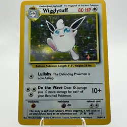 Pokemon TCG Wigglytuff Jungle 16/64 Holo Unlimited Holo Rare - Image 1