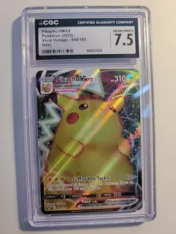 Pikachu Vmax Pokemon 2020 Vivid Voltage 044/185 Holo Cgc 7.5 - Image 2