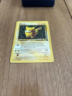 Pokemon Pikachu Promo Basic #1 Black Star Never Played - Image 3