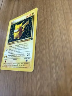Pokemon Pikachu Promo Basic #1 Black Star Never Played - Image 4