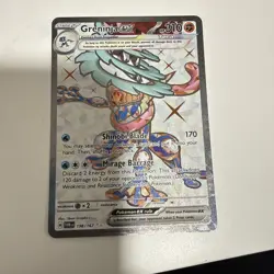 Pokemon Greninja EX Ultra Rare Full Art 198/167 Twilight Masquerade - Image 1