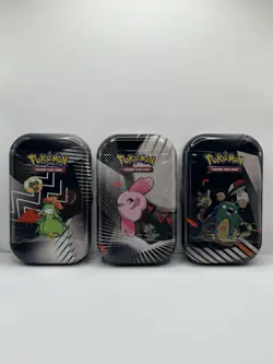 Pokemon TCG Unova Mini Tin - Black & White - Bundle of 3 SEALED Mini Tins - Image 1