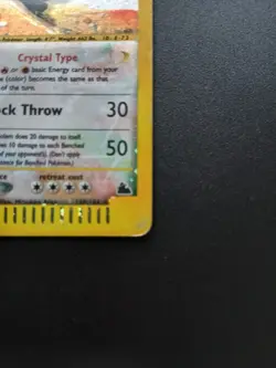 Pokemon ENG Crystal Golem Regular Holo Skyridge 148/144 No Charizard Aquapolis 2 - Image 5