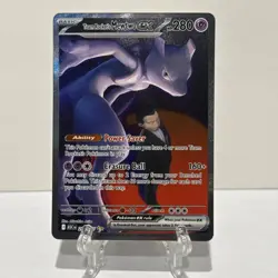 Team Rocket’s Mewtwo ex 281/217 SIR Secret Ascended Heroes Pokemon IN HAND MINT - Image 2