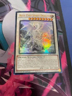 YUGIOH - BLUE EYES SPIRIT DRAGON - PRISMATIC ULTIMATE RARE - NM - 1ST - RA02 - Image 1