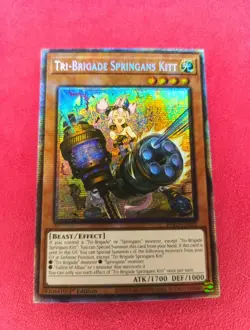 Tri-Brigade Springans Kitt 1st Edition Starlight Rare BPRO-EN025 Yu-Gi-Oh! - Image 1