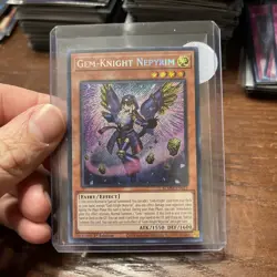 Yugioh! Gem-Knight Nepyrim BLMM-EN021 Secret Rare 1st Edition NM - Image 1