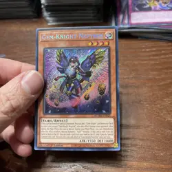 Yugioh! Gem-Knight Nepyrim BLMM-EN021 Secret Rare 1st Edition NM - Image 3