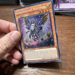 Yugioh! Gem-Knight Nepyrim BLMM-EN021 Secret Rare 1st Edition NM - Image 4
