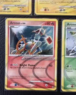 Pokemon TCG Platinum Arceus AR2 AR3 AR6 Arceus Lv. 100 Holo Card Lot NM/M - Image 5