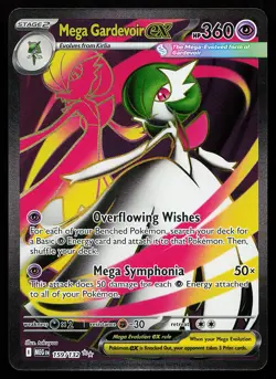 Mega Gardevoir ex 159/132 Ultra Rare Mega Evolution Pokemon Card - Image 1